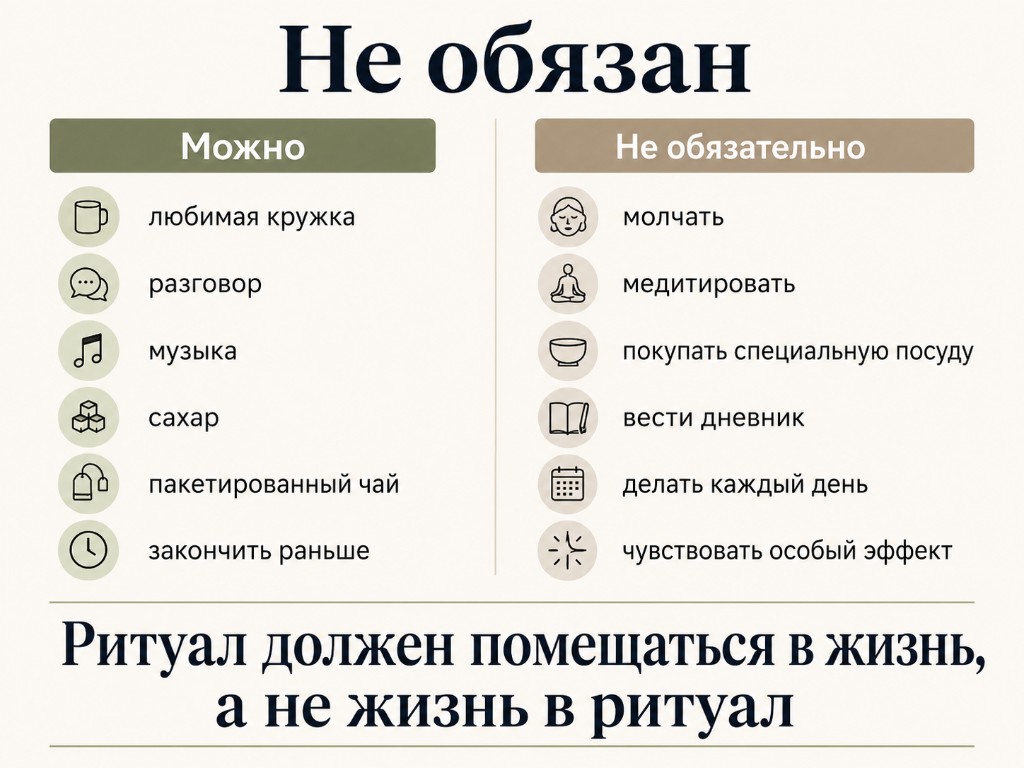 Что можно и что не обязательно для домашнего чайного ритуала